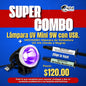 COMBO LAMPARA UV + MÁSCARA UV