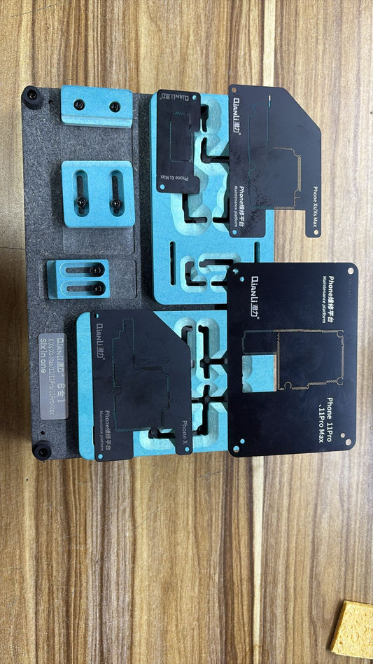 QIANLI PLATAFORMA DE REPARACION MULTIFUNCIONAL 6 EN 1 , IPHONE X AL 11 PRO MAX