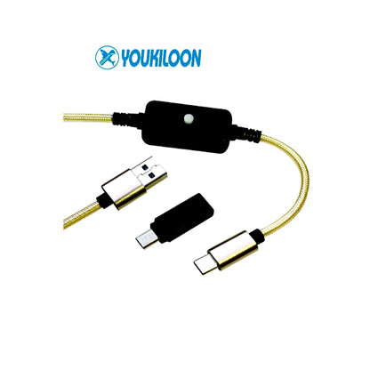 YOUKILOON CABLE HARMONY , RECOVERY V8 Y TIPO C
