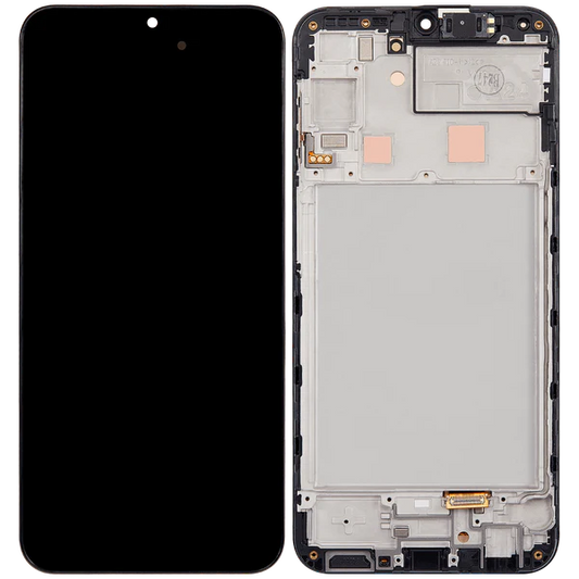 PANTALLA RECORTADA SAMSUNG A24 CON MARCO NEGRO OLED