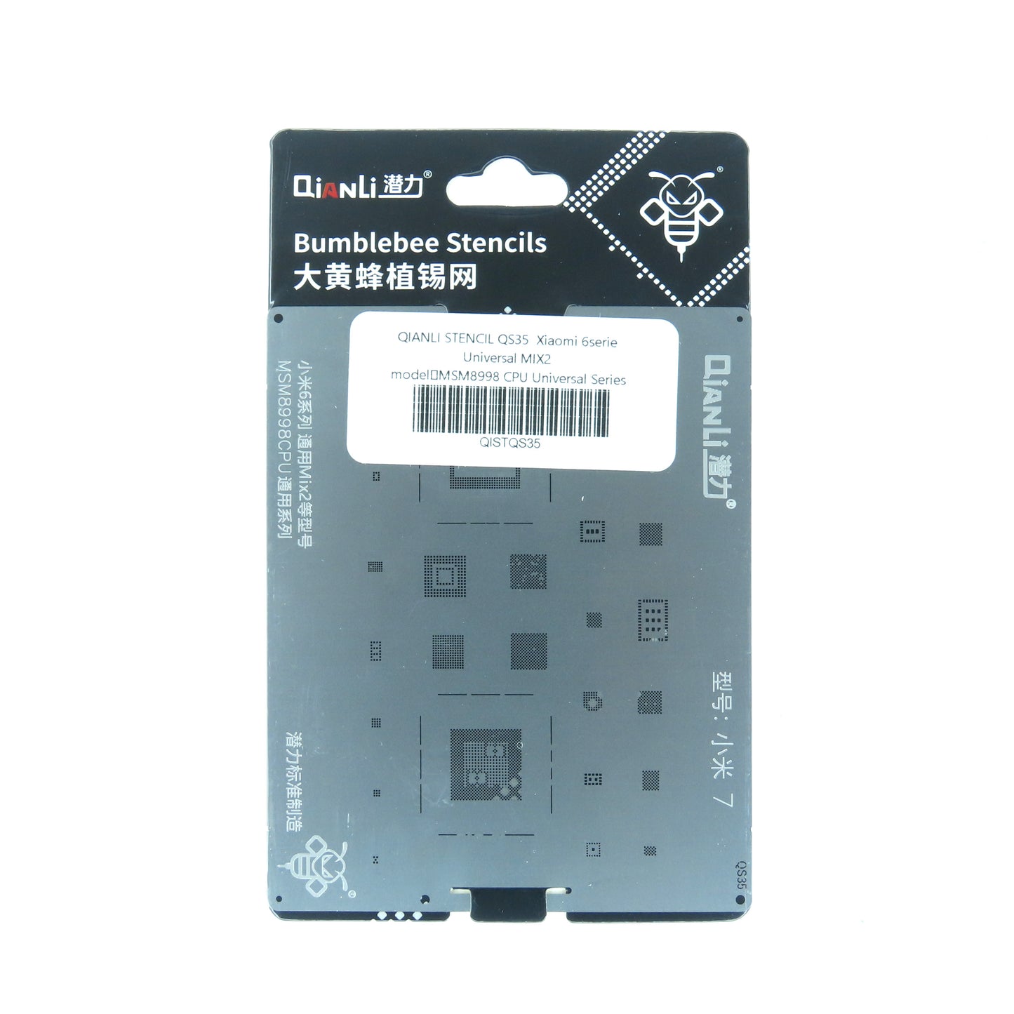QIANLI STENCIL QS35 XIAOMI SERIES 6 , UNIVERSAL MIX 2 , MSM 8998 , UNIVERSAL SERIES