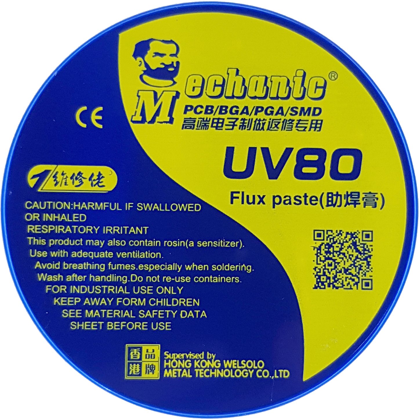 MECHANIC PASTA FLUX REPARADORA DE ALTA SINTESIS SIN HALOGENOS UV80 60 GR