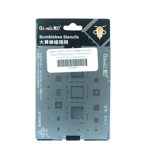 QIANLI STENCIL QS55 HUAWEI P20 , 20 PRO , MATE 10 , 10 PRO , HONOR 10 , V10 , KIRIN 970 HI3670 CPU U