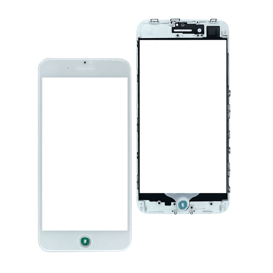 GLASS CON OCA IPHONE 8G PLUS BLANCO