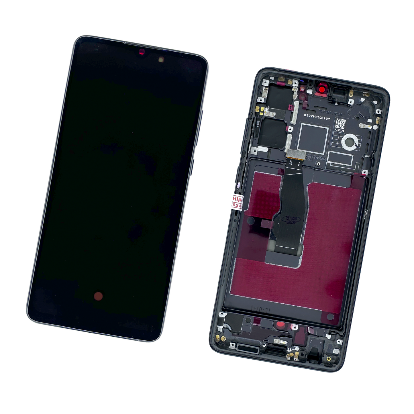 PANTALLA HUAWEI P30 CON MARCO NEGRO