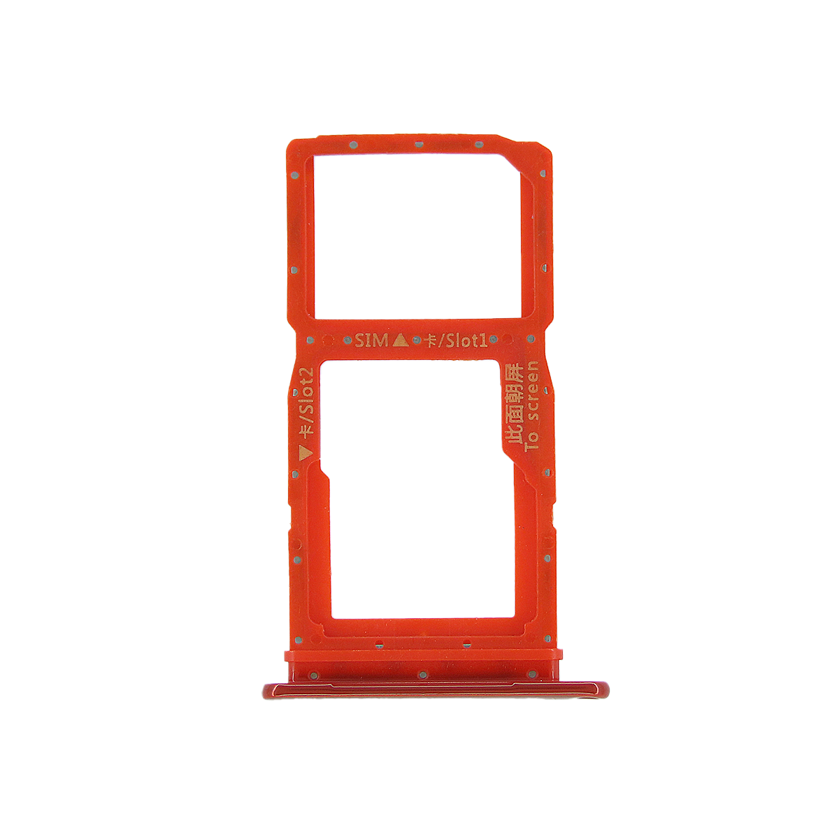 Bandeja Porta SIM Rojo – Huawei HUAWEI Y9 PRIME | Repuesto Original