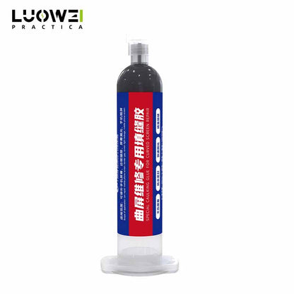 LUOWEI PEGAMENTO NEGRO PARA PANTALLAS CURVAS 30ML LW-018