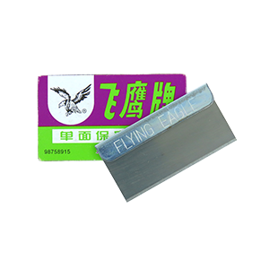 NAVAJA DE UN FILO , CAJITA CON 5 PIEZAS