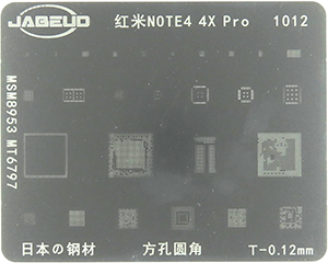 JABEUD STENCIL XIAOMI NOTE 4 , 4X , PRO , 1012