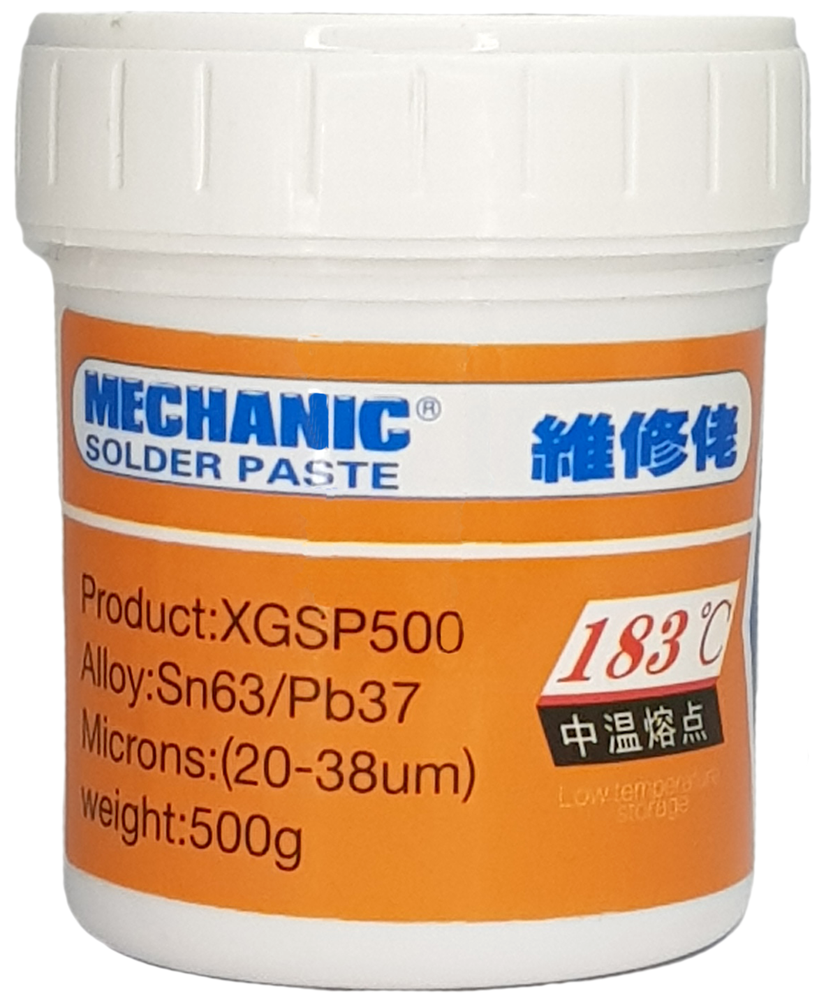 MECHANIC PASTA DE SOLDADURA 183 ° XGSP500 500 GR
