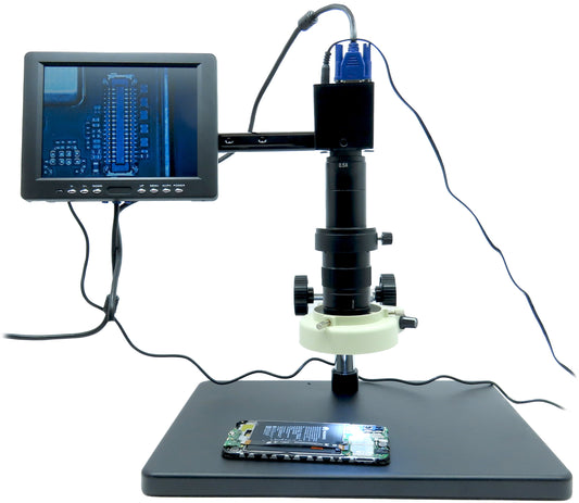 MICROSCOPIO CON CAMARA Y PANTALLA