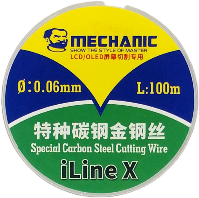 MECHANIC ALAMBRE SEPARADOR DE LCD i LINE X , .06 mm X 1 mts
