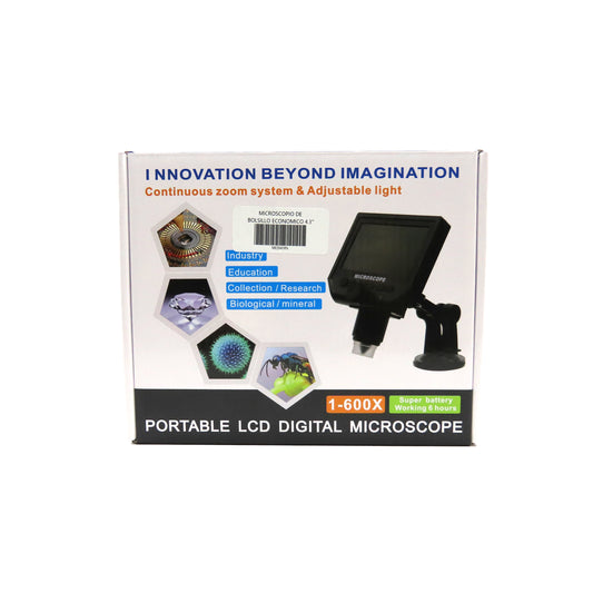 MICROSCOPIO DE BOLSILLO ECONOMICO 4.3