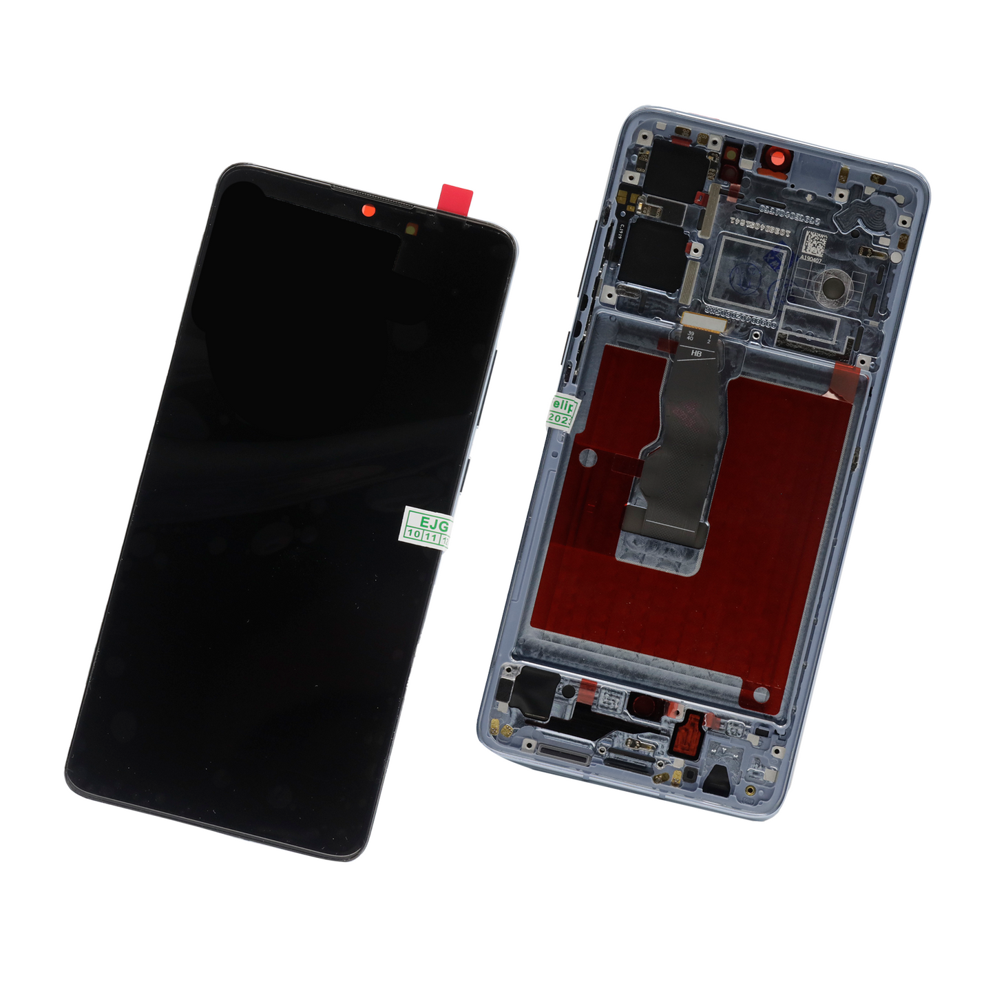 PANTALLA HUAWEI P30 CON MARCO TURQUESA