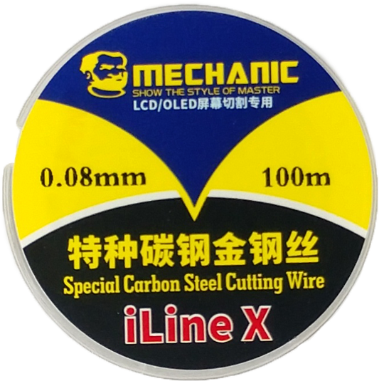 MECHANIC ALAMBRE SEPARADOR DE LCD i LINE X , .08 mm X 1 mts