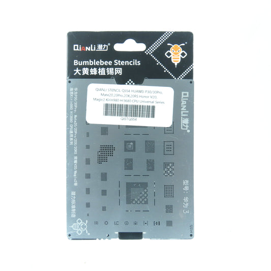 QIANLI STENCIL QS54 HUWEI P30 , 30 PRO , MATE 20 , 20 PRO , 20x , KIRIN , HI3680 CPU UNIVERSAL SERIE
