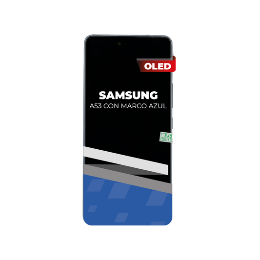 PANTALLA SAMSUNG A53 5G / A536 OLED CON MARCO AZUL