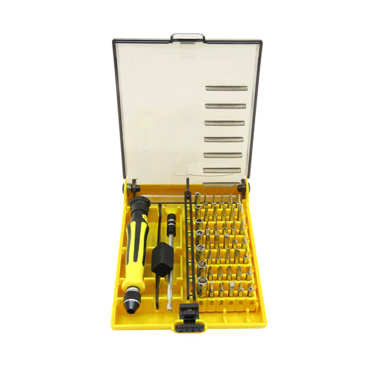 JUEGO DE DESARMADORES PROFESIONAL JM-6089 , 45 EN 1