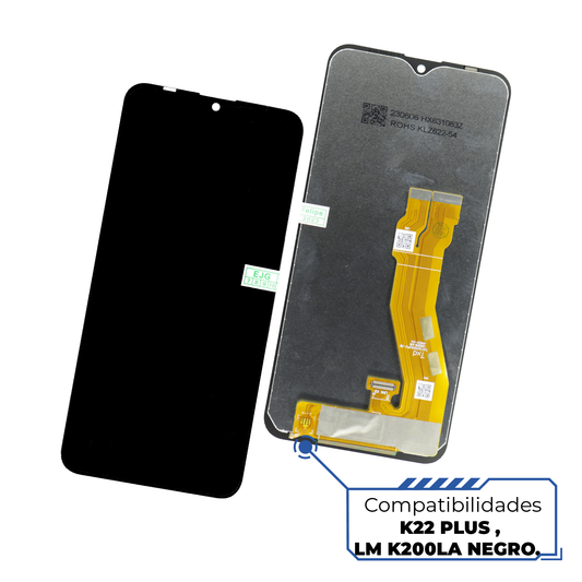 PANTALLA LG k22 , K22 PLUS , LM K200LA NEGRO