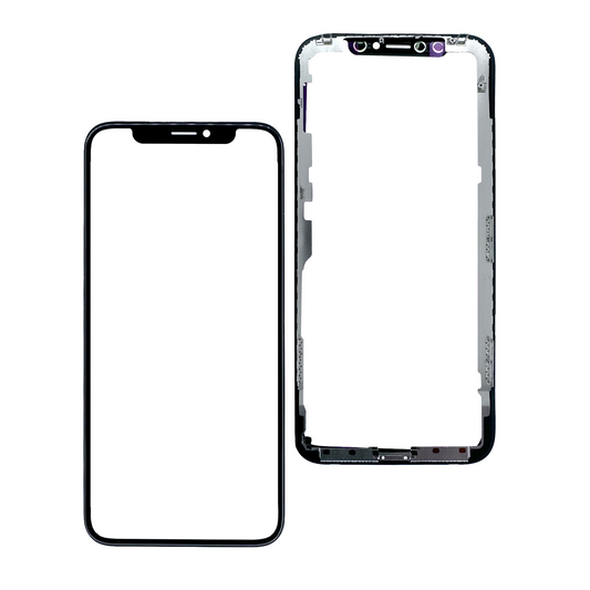 GLASS CON OCA Y MARCO IPHONE X