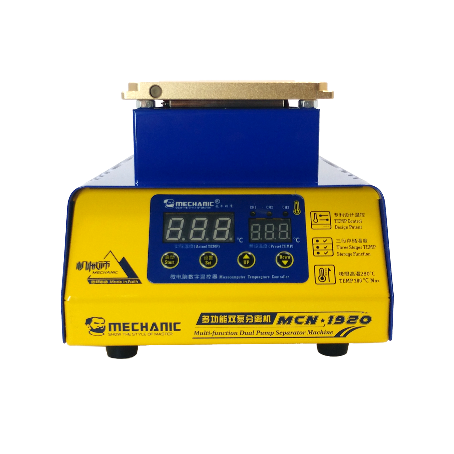 MECHANIC MAQUINA SEPARADORA DE PANTALLA DE DOBLE BOMBA MCN-1920
