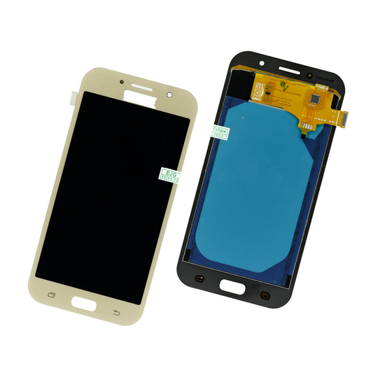 PANTALLA SAMSUNG A7 2017 , A720 DORADO INCELL