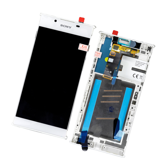 PANTALLA SONY L1 CON MARCO BLANCO ORIGINAL