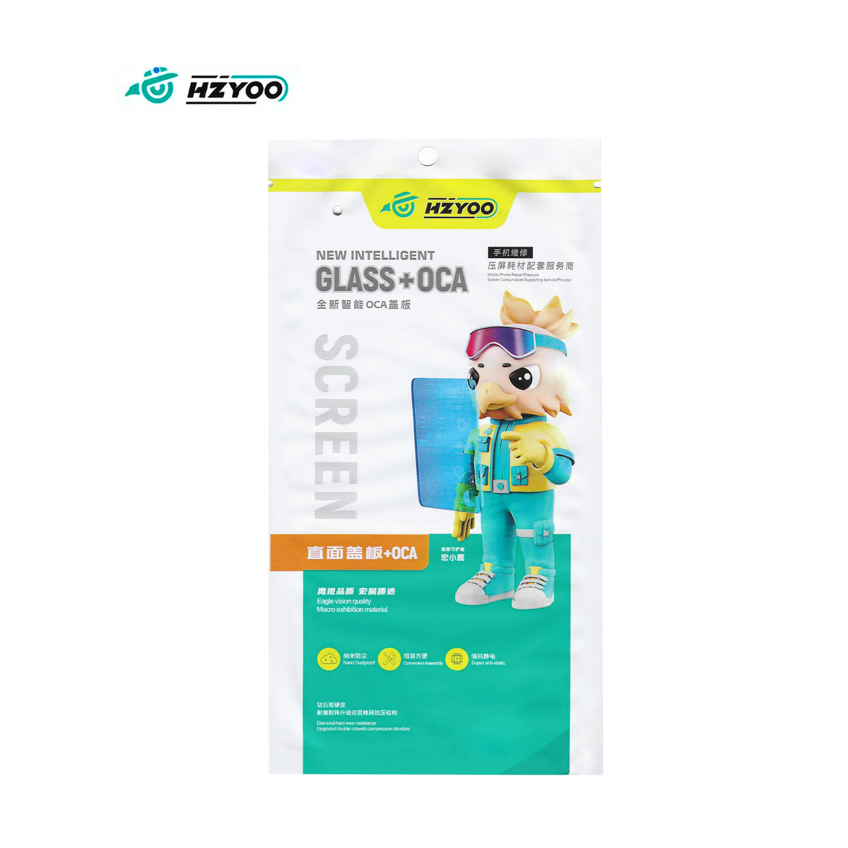 HZYOO GLASS CON OCA GOOGLE PIXEL 10 PRO XL