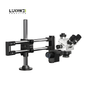LUOWEI MICROSCOPIO TRINOCULAR 7-50x TR01 CON SOPORTE TITAN GK02 (INCLUYE ANILLO DE LUZ LS03)
