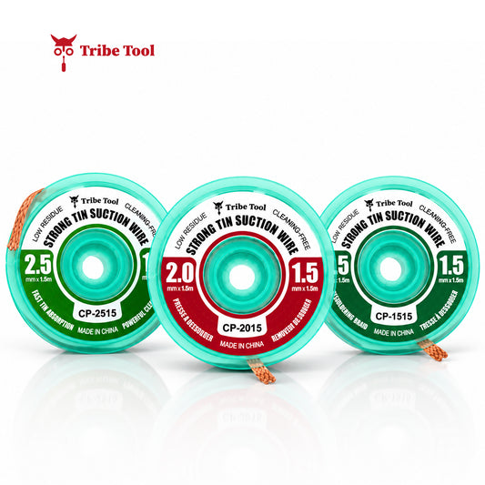 COMBO MALLA DESOLDADORA 3PZAS (1.5MM, 2MM, 2.5MM)