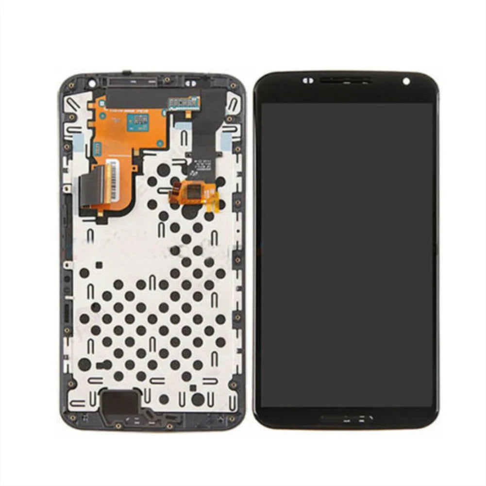 PANTALLA MOTOROLA NEXUS 6 CON MARCO NEGRO CALIDAD ORIGINAL