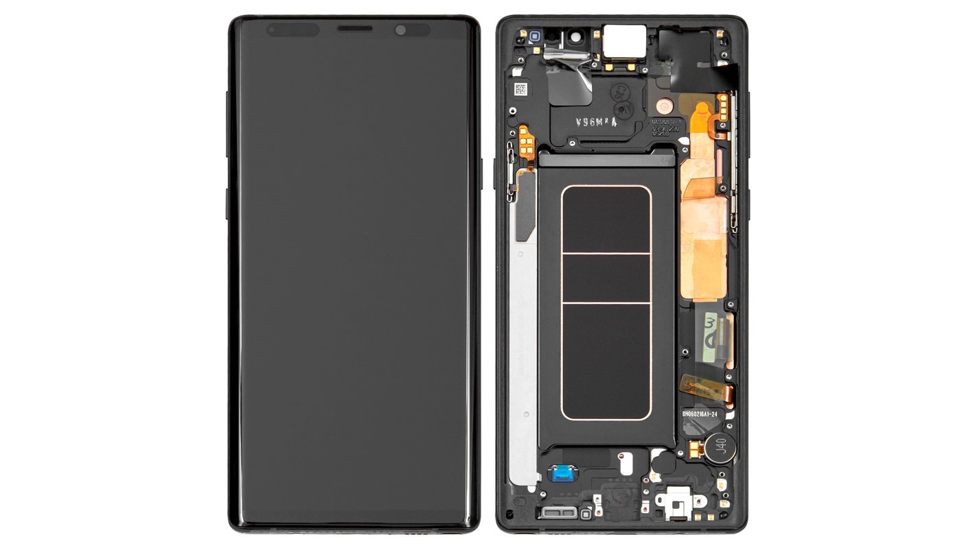 PANTALLA SAMSUNG NOTE 9 CON MARCO NEGRO OLED PANTALLA RECORTADA