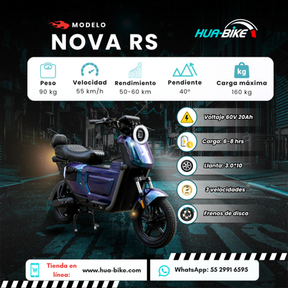 HUA-BIKE BICICLETA ELECTRICA NOVA RS