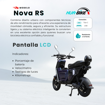 HUA-BIKE BICICLETA ELECTRICA NOVA RS