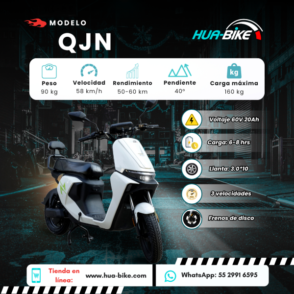 HUA-BIKE BICICLETA ELECTRICA QJN
