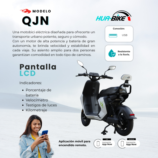 HUA-BIKE BICICLETA ELECTRICA QJN