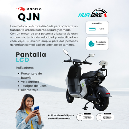 HUA-BIKE BICICLETA ELECTRICA QJN