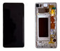 PANTALLA SAMSUNG S10 PLATA