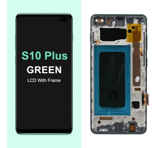 PANTALLA SAMSUNG S10 PLUS VERDE CON MARCO