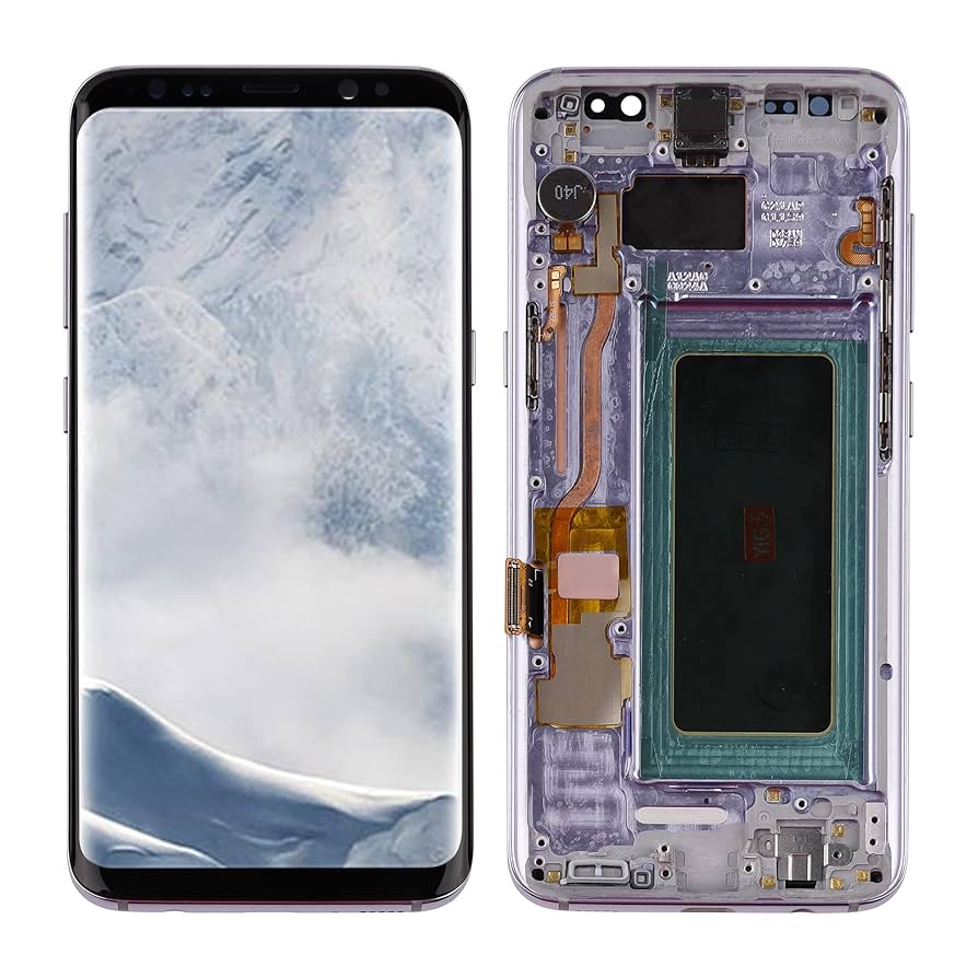 PANTALLA SAMSUNG S8 PLATA